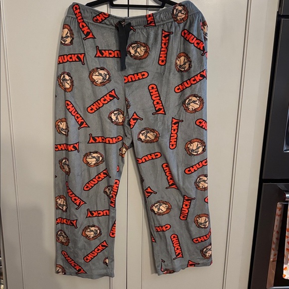 CHUCKY Halloween men’s Pajama pants L - Picture 1 of 5